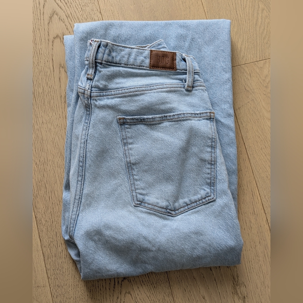 BDG Urban Outfitters sz 29 High Waist Wide Leg Jeans Light Wash Denim - Picture 11 of 11